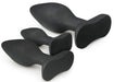 Kit de 3 plugs silicone Rocket Noirs