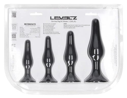 Kit de 4 Plugs Slim Noirs