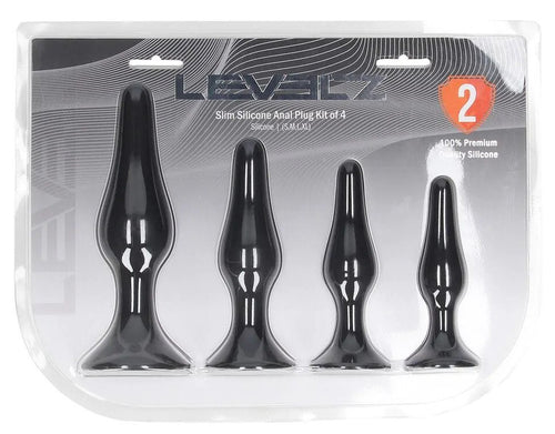 Kit de 4 Plugs Slim Noirs
