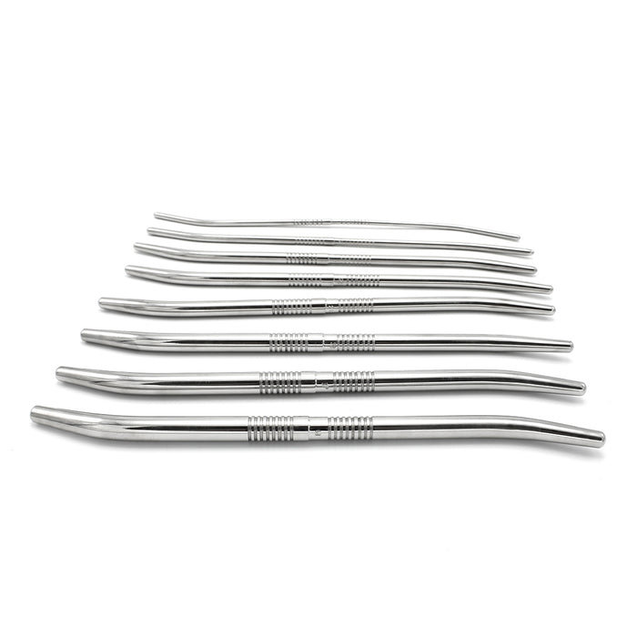 Kit de 8 Tiges d'urètre end Curve 14 cm - Diamètres 4 à 13mm