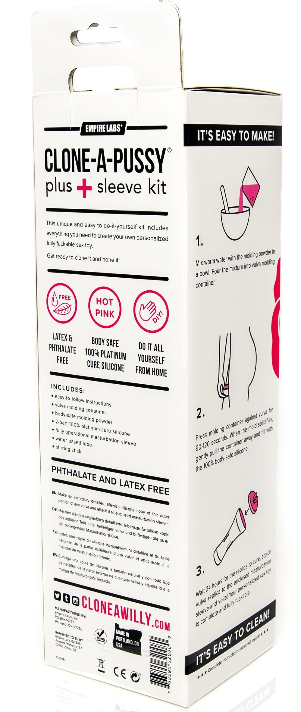 Kit de Moulage Clone-a-pussy avec Masturbateur Rose