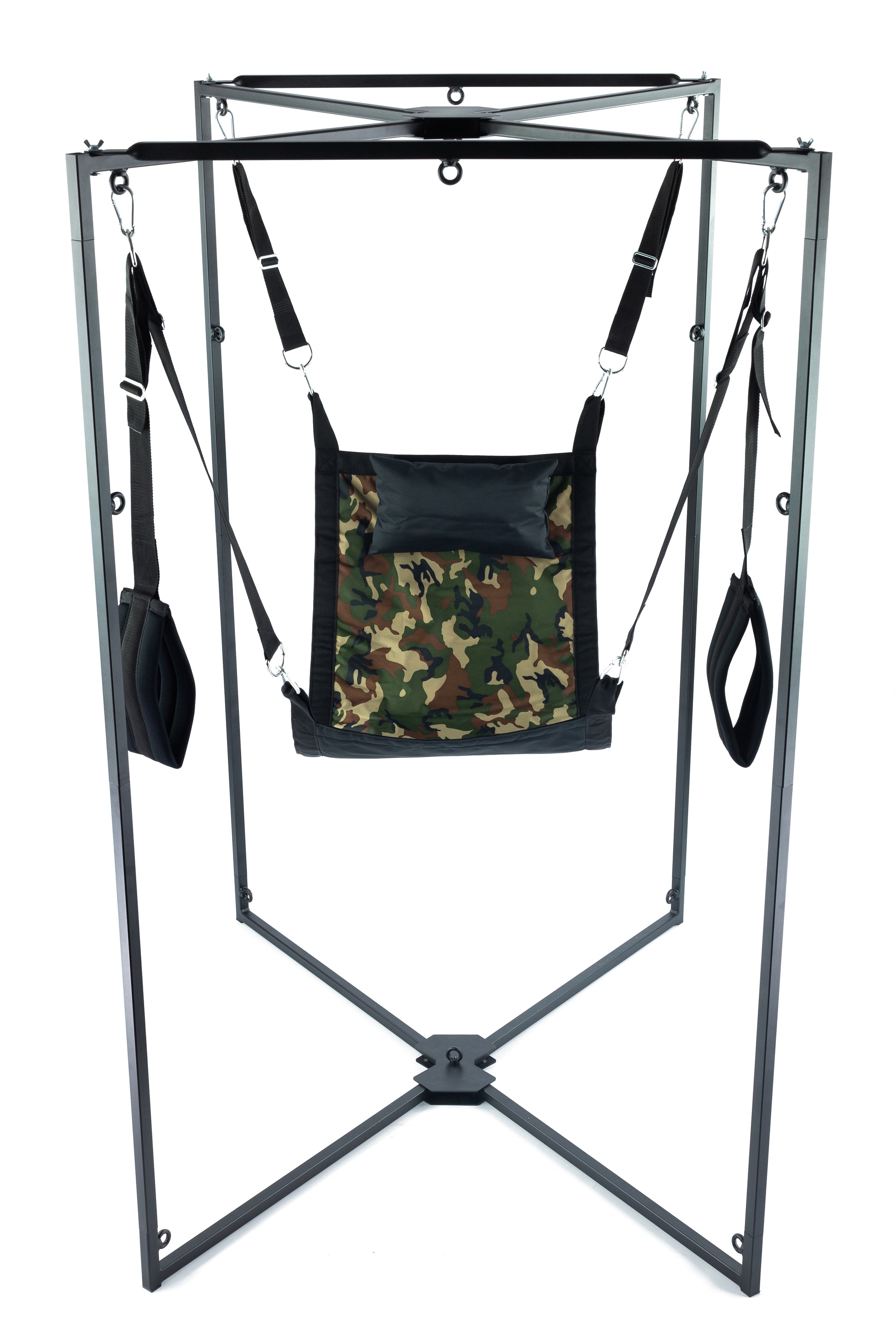 Kit Sling Tissu Carré Camouflage Armature Noire