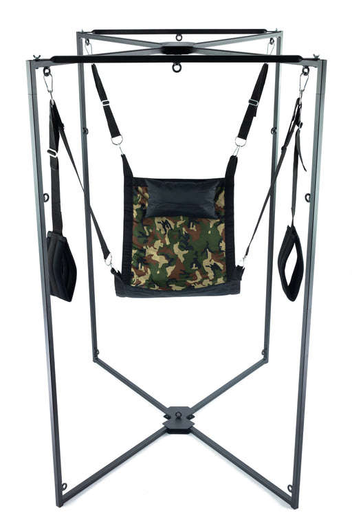 Kit Sling Tissu Carré Camouflage Armature Noire