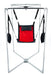 Kit Sling Tissu Carré Rouge-Noir Armature Grise
