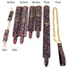 Kit Sm Snakine Collier et Menottes Noir-Rose