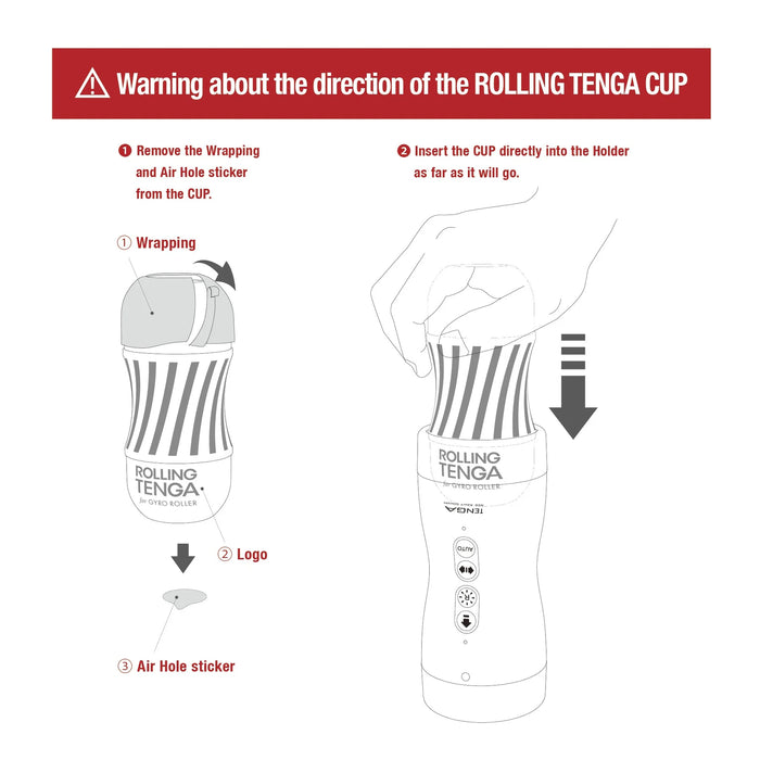 Kit Succion-Rotation Tenga Vacuum Gyro Roller
