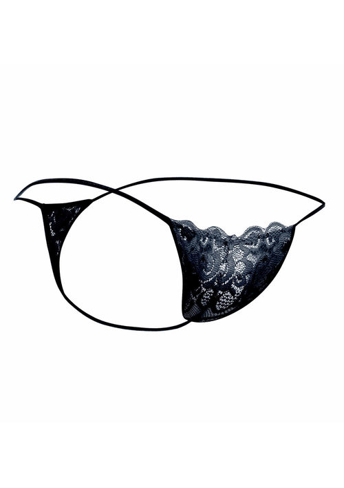 String Dentelle LACE MoB Noir