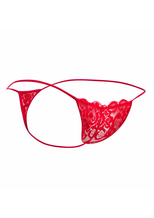 String Dentelle LACE MoB Rouge
