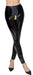 Legging Vinyl Crotch Noir