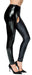 Legging Vinyl Crotch Noir