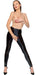 Legging Vinyl Crotch Noir