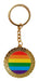Porte-Clé Médaille Rainbow Doré