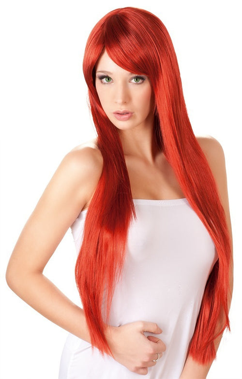 Perruque Cheveux longs Rouges