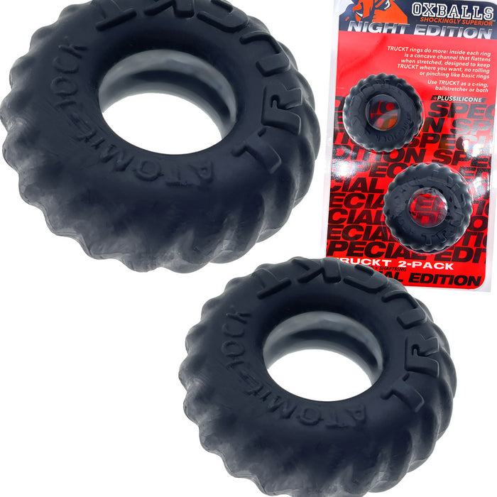 Lot de 2 Anneaux péniens Truckt Noirs