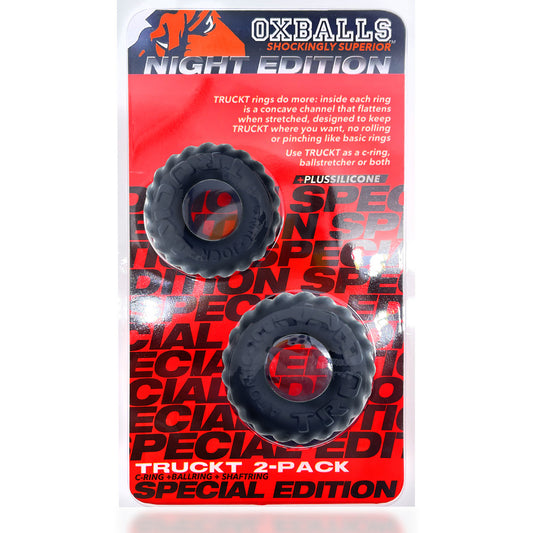 Lot de 2 Anneaux péniens Truckt Noirs