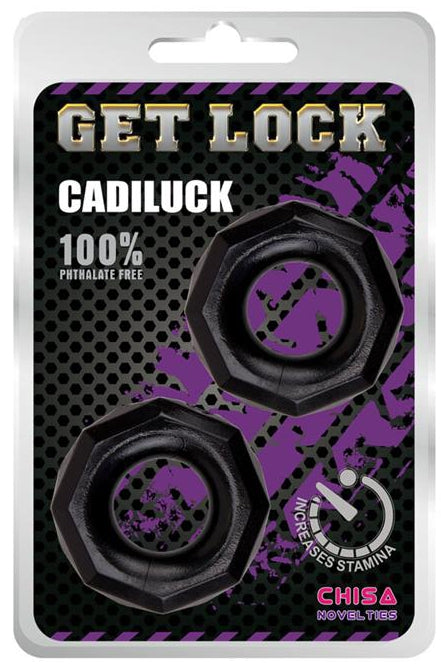 Lot de 2 cockrings Cadiluck Noirs