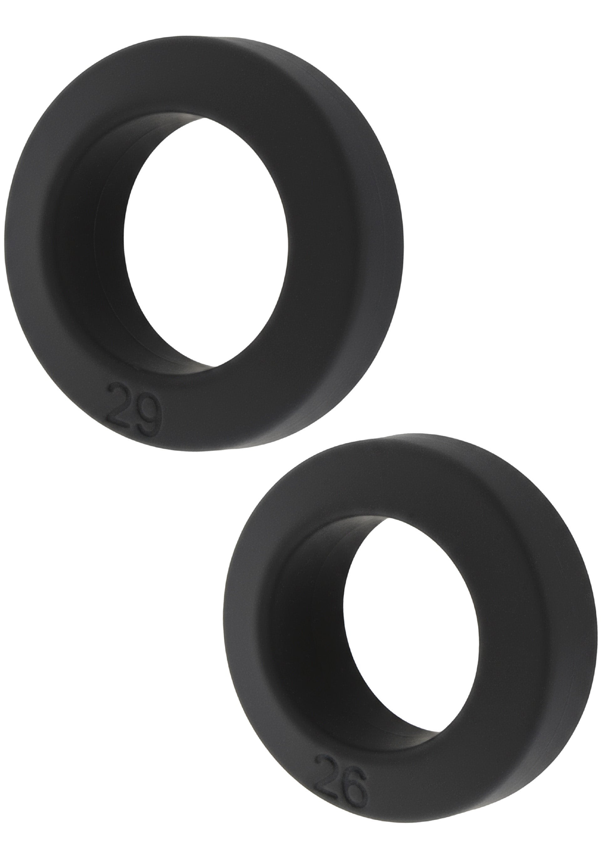 Lot de 2 Cockrings Double Stackers 26-29mm