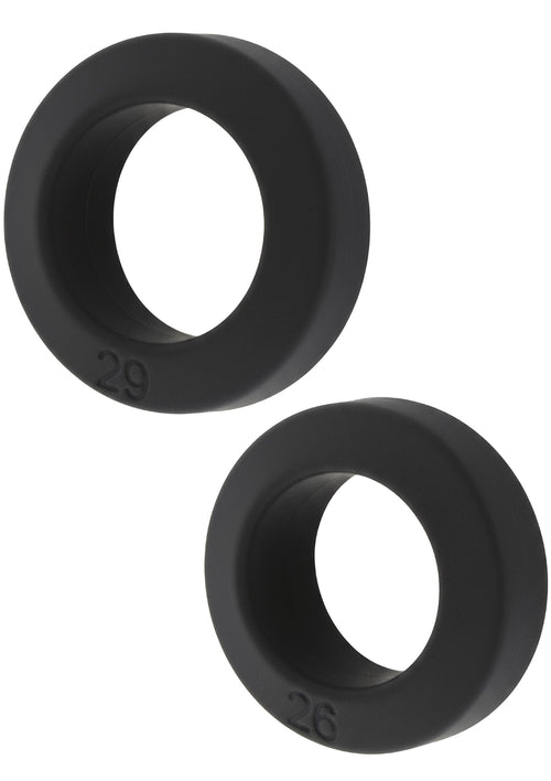 Lot de 2 Cockrings Double Stackers 26-29mm