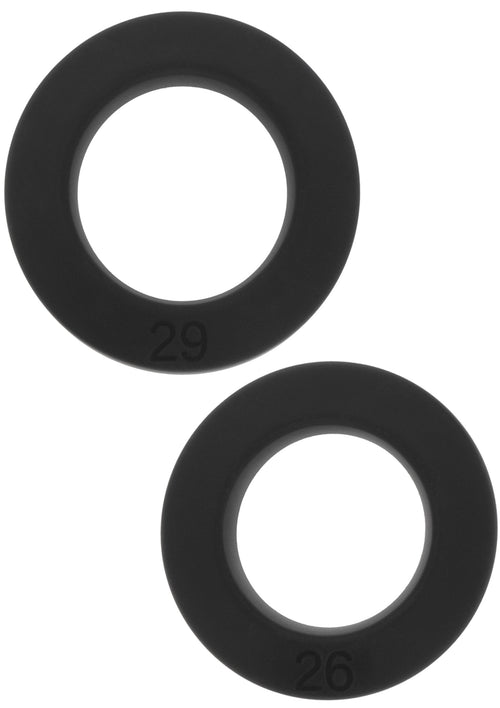 Lot de 2 Cockrings Double Stackers 26-29mm
