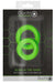 Lot de 2 Cockrings phosphorescents Glow Ring 33mm