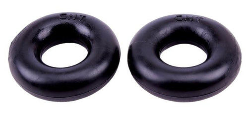 Lot de 2 cockrings souples Donut Noir