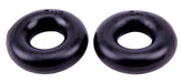 Lot de 2 cockrings souples Donut Noir