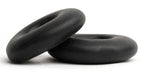 Lot de 2 Cockrings souples Stacker 20 mm Noirs