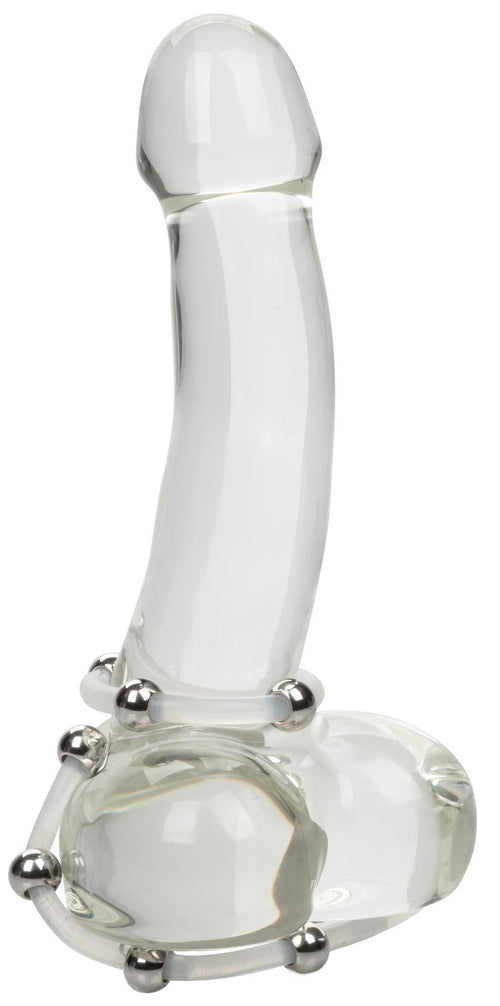 Lot de 2 Cockrings Transparents avec Billes