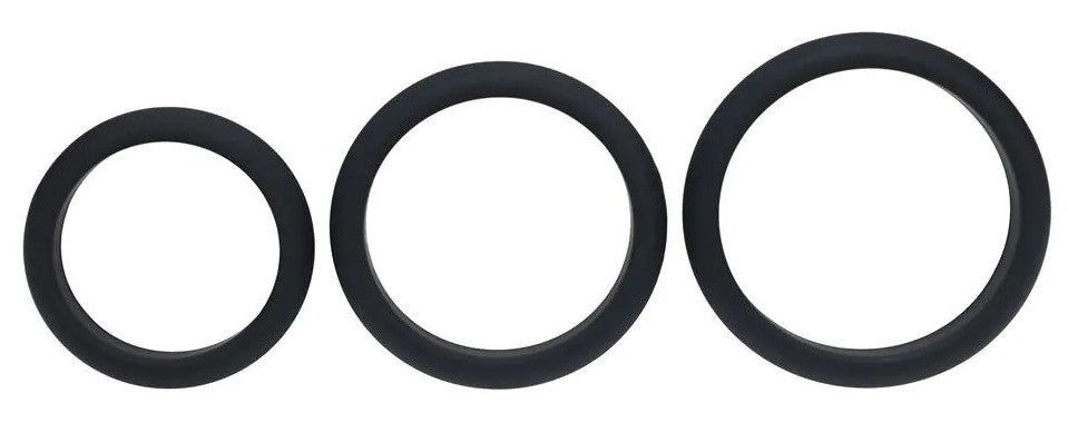 Lot de 3 Cockings Silicone Wide-O L-XXL 42-55mm