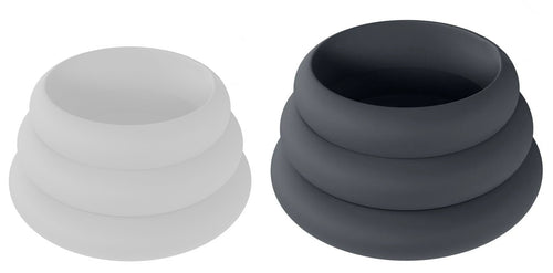 Lot de 3 Cockings Silicone Wide-O L-XXL 42-55mm