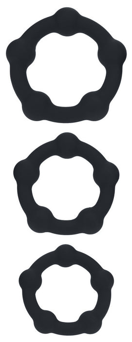 Lot de 3 Cockrings BeadCock Levelz