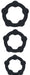 Lot de 3 Cockrings BeadCock Levelz