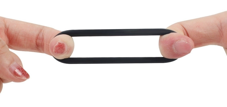 Lot de 3 Cockrings fins Dick Stretch Noirs