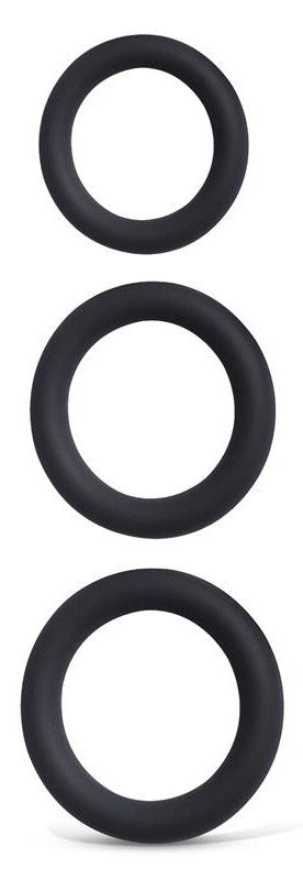 Lot de 3 Cockrings Perfoz 28-40 mm Noirs