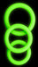 Lot de 3 cockrings phosphorescent Glow Annels 20-30mm