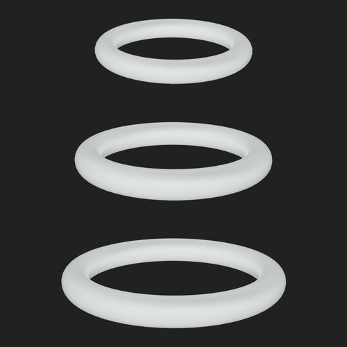 Lot de 3 Cockrings phosphorescents Lumiring