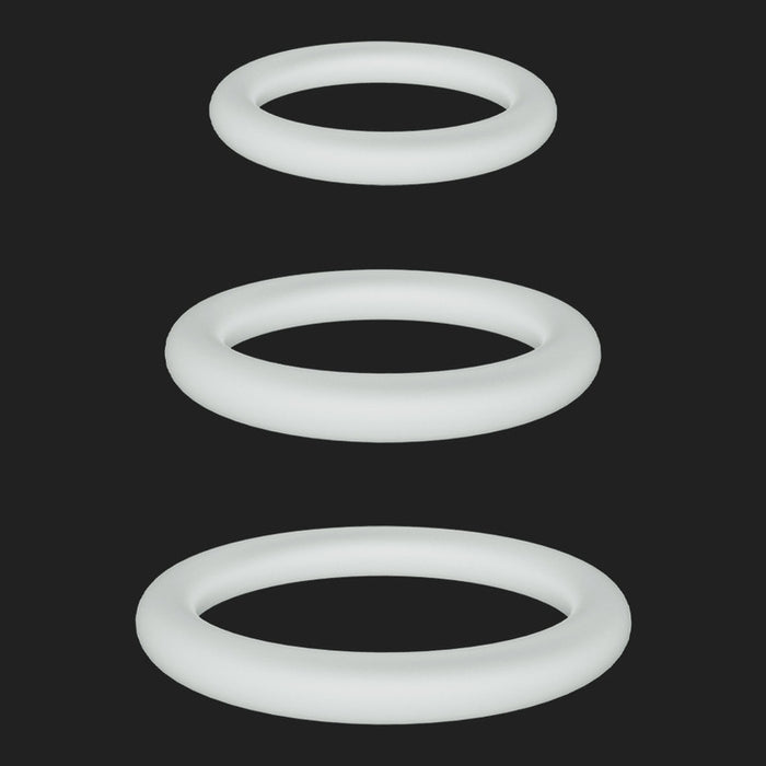 Lot de 3 Cockrings phosphorescents Lumiring