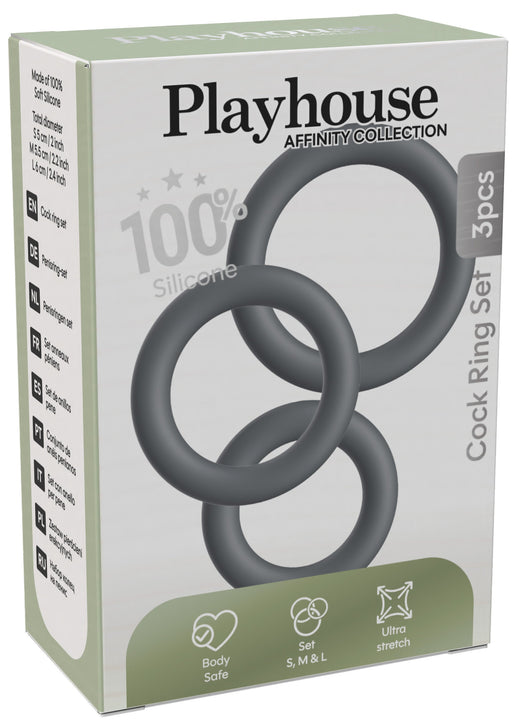 Lot de 3 Cockrings Plizplay 35-45mm