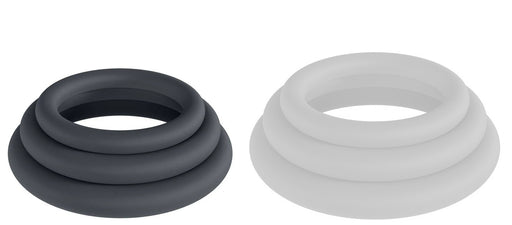 Lot de 3 Cockrings silicone Classic Levelz 23-30mm