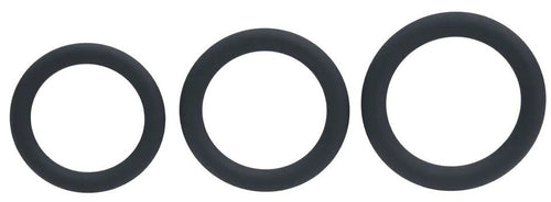 Lot de 3 Cockrings Silicone Classic Levelz 33-39mm
