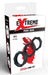 Lot de 3 Cockrings Silicone Heavy C-Ring Noirs