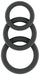 Lot de 3 cockrings Silicone Sono n25 Gris