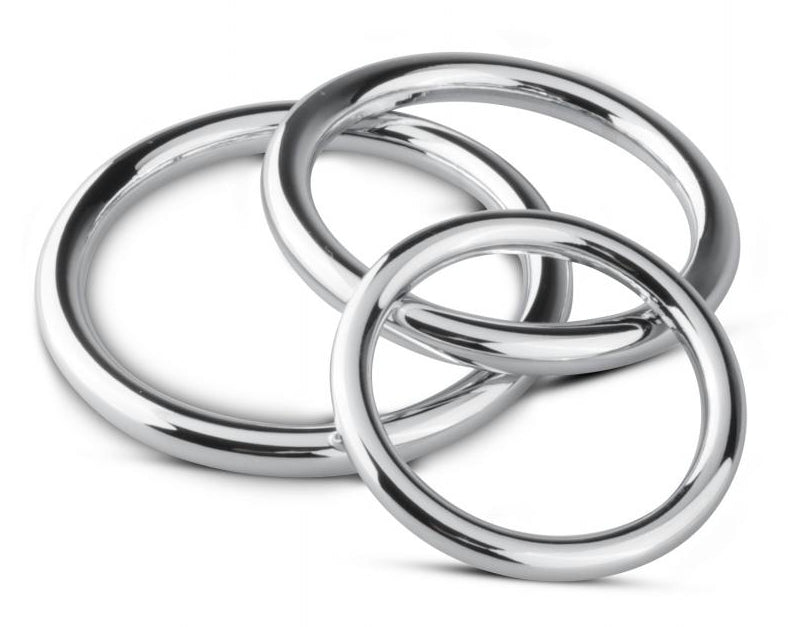 Lot de 3 cockrings Sinner Rings 40 à 50mm