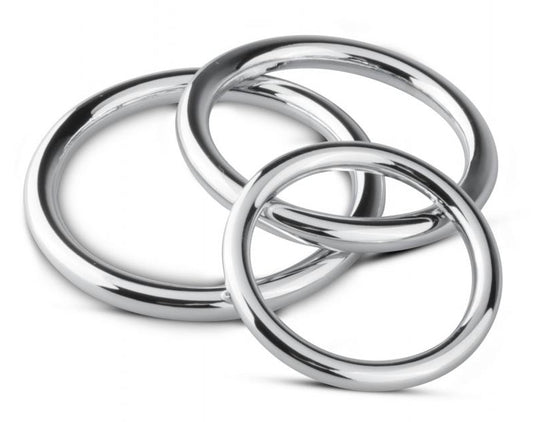 Lot de 3 cockrings Sinner Rings 40 à 50mm