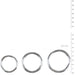 Lot de 3 cockrings Sinner Rings 40 à 50mm