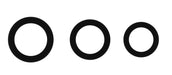 Lot de 3 cockrings Sono N25 Noirs