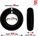 Lot de 3 cockrings souples Beast Ring Noirs