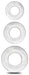 Lot de 3 cockrings souples Beast Rings Transparents