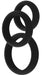 Lot de 3 Cockrings Stamcock Noirs
