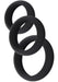 Lot de 3 Cockrings Stamcock Noirs